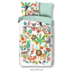 Good Morning Kinder Bettwäsche-Set Happy 140×200/220 cm