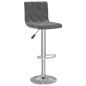 Barhocker 2 Stk. Dunkelgrau Samt Barhocker 2 Stk. Dunkelgrau Samt