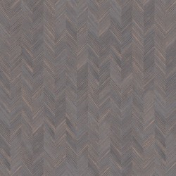 DUTCH WALLCOVERINGS Tapete Fischgrätmuster Braun und Golden