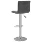 Barhocker 2 Stk. Dunkelgrau Samt Barhocker 2 Stk. Dunkelgrau Samt