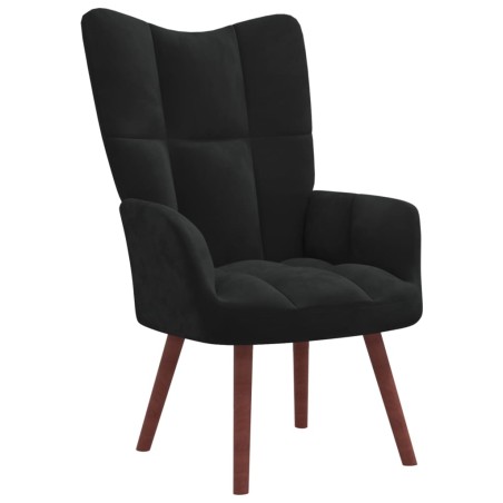 vidaXL Relaxsessel Schwarz Samt
