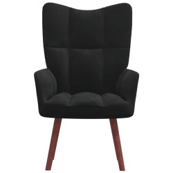 vidaXL Relaxsessel Schwarz Samt