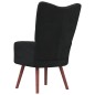vidaXL Relaxsessel Schwarz Samt vidaXL Relaxsessel Schwarz Samt