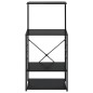 vidaXL Mikrowellenregal Schwarz 60x39,6x123 cm Holzwerkstoff vidaXL Mikrowellenregal Schwarz 60x39,6x123 cm Holzwerkstoff