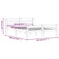 vidaXL Massivholzbett Kiefer 140x200 cm vidaXL Massivholzbett Kiefer 140x200 cm