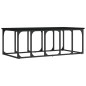 vidaXL Couchtisch Schwarz 100x50x35,5 cm Holzwerkstoff vidaXL Couchtisch Schwarz 100x50x35,5 cm Holzwerkstoff