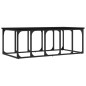 vidaXL Couchtisch Schwarz 100x50x35,5 cm Holzwerkstoff vidaXL Couchtisch Schwarz 100x50x35,5 cm Holzwerkstoff