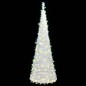 vidaXL Pop-Up-Weihnachtsbaum Künstlich 100 LEDs Weiß 150 cm vidaXL Pop-Up-Weihnachtsbaum Künstlich 100 LEDs Weiß 150 cm