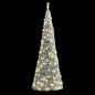 vidaXL Pop-Up-Weihnachtsbaum Künstlich Beschneit 100 LEDs 150 cm vidaXL Pop-Up-Weihnachtsbaum Künstlich Beschneit 100 LEDs 150 cm