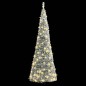 vidaXL Pop-Up-Weihnachtsbaum Künstlich Beschneit 50 LEDs 120 cm vidaXL Pop-Up-Weihnachtsbaum Künstlich Beschneit 50 LEDs 120 cm