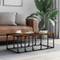 vidaXL Couchtisch Räuchereiche 100x50x35,5 cm Holzwerkstoff vidaXL Couchtisch Räuchereiche 100x50x35,5 cm Holzwerkstoff