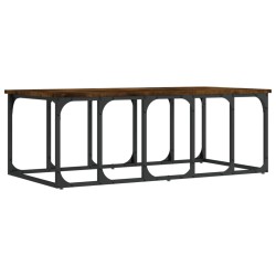 vidaXL Couchtisch Räuchereiche 100x50x35,5 cm Holzwerkstoff