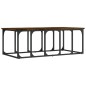 vidaXL Couchtisch Räuchereiche 100x50x35,5 cm Holzwerkstoff vidaXL Couchtisch Räuchereiche 100x50x35,5 cm Holzwerkstoff