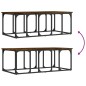 vidaXL Couchtisch Räuchereiche 100x50x35,5 cm Holzwerkstoff vidaXL Couchtisch Räuchereiche 100x50x35,5 cm Holzwerkstoff