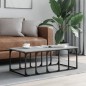 vidaXL Couchtisch Grau Sonoma 100x50x35,5 cm Holzwerkstoff vidaXL Couchtisch Grau Sonoma 100x50x35,5 cm Holzwerkstoff