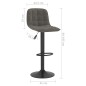 Barhocker 2 Stk. Dunkelgrau Samt Barhocker 2 Stk. Dunkelgrau Samt