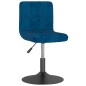 Drehbarer Barhocker Blau Samt Drehbarer Barhocker Blau Samt