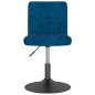 Drehbarer Barhocker Blau Samt Drehbarer Barhocker Blau Samt