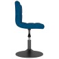 Drehbarer Barhocker Blau Samt Drehbarer Barhocker Blau Samt