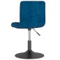 Drehbarer Barhocker Blau Samt Drehbarer Barhocker Blau Samt