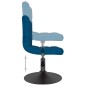 Drehbarer Barhocker Blau Samt Drehbarer Barhocker Blau Samt