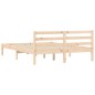 vidaXL Massivholzbett 120x190 cm Kiefer 4FT Small Double vidaXL Massivholzbett 120x190 cm Kiefer 4FT Small Double