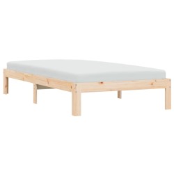 vidaXL Massivholzbett 90x190 cm Kiefer 3FT Single