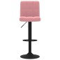 Barhocker 2 Stk. Rosa Samt Barhocker 2 Stk. Rosa Samt