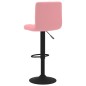 Barhocker 2 Stk. Rosa Samt Barhocker 2 Stk. Rosa Samt
