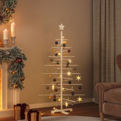vidaXL Weihnachtsbaum Holz zum Schmücken 150 cm Massivholz Kiefer