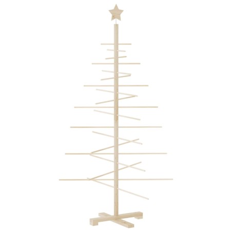 vidaXL Weihnachtsbaum Holz zum Schmücken 150 cm Massivholz Kiefer
