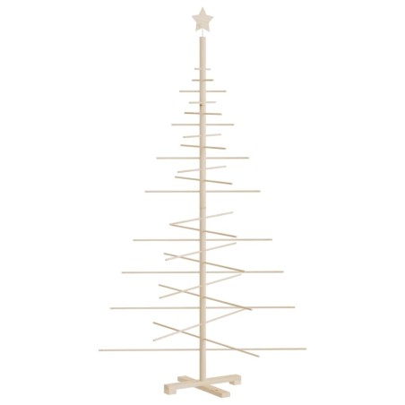 vidaXL Weihnachtsbaum Holz zum Schmücken 180 cm Massivholz Kiefer
