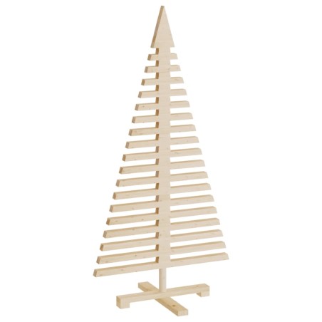 vidaXL Weihnachtsbaum Holz zum Schmücken 120 cm Massivholz Kiefer