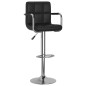 Barhocker 2 Stk. Schwarz Kunstleder Barhocker 2 Stk. Schwarz Kunstleder