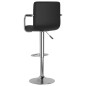 Barhocker 2 Stk. Schwarz Kunstleder Barhocker 2 Stk. Schwarz Kunstleder