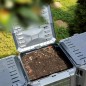vidaXL Gartenkomposter Schwarz 1600 L vidaXL Gartenkomposter Schwarz 1600 L