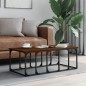 vidaXL Couchtisch Braun Eichen-Optik 100x50x35,5 cm Holzwerkstoff vidaXL Couchtisch Braun Eichen-Optik 100x50x35,5 cm Holzwerkstoff