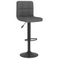 Barhocker 2 Stk. Dunkelgrau Stoff Barhocker 2 Stk. Dunkelgrau Stoff