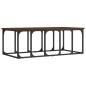 vidaXL Couchtisch Braun Eichen-Optik 100x50x35,5 cm Holzwerkstoff vidaXL Couchtisch Braun Eichen-Optik 100x50x35,5 cm Holzwerkstoff