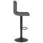 Barhocker 2 Stk. Dunkelgrau Stoff Barhocker 2 Stk. Dunkelgrau Stoff