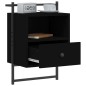 vidaXL Wand-Nachttisch Schwarz 40x30x61 cm Holzwerkstoff vidaXL Wand-Nachttisch Schwarz 40x30x61 cm Holzwerkstoff