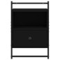 vidaXL Wand-Nachttisch Schwarz 40x30x61 cm Holzwerkstoff vidaXL Wand-Nachttisch Schwarz 40x30x61 cm Holzwerkstoff