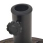vidaXL Sonnenschirmständer Harz Rund Bronze 9 kg vidaXL Sonnenschirmständer Harz Rund Bronze 9 kg