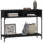 vidaXL Konsolentisch Schwarz 100x30,5x75 cm Holzwerkstoff vidaXL Konsolentisch Schwarz 100x30,5x75 cm Holzwerkstoff