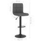 Barhocker 2 Stk. Dunkelgrau Stoff Barhocker 2 Stk. Dunkelgrau Stoff