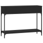 vidaXL Konsolentisch Schwarz 100x30,5x75 cm Holzwerkstoff vidaXL Konsolentisch Schwarz 100x30,5x75 cm Holzwerkstoff