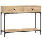 vidaXL Konsolentisch Sonoma-Eiche 100x34,5x75 cm Holzwerkstoff vidaXL Konsolentisch Sonoma-Eiche 100x34,5x75 cm Holzwerkstoff