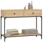 vidaXL Konsolentisch Sonoma-Eiche 100x34,5x75 cm Holzwerkstoff vidaXL Konsolentisch Sonoma-Eiche 100x34,5x75 cm Holzwerkstoff