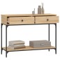 vidaXL Konsolentisch Sonoma-Eiche 100x34,5x75 cm Holzwerkstoff vidaXL Konsolentisch Sonoma-Eiche 100x34,5x75 cm Holzwerkstoff