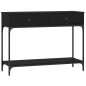 vidaXL Konsolentisch Schwarz 100x34,5x75 cm Holzwerkstoff vidaXL Konsolentisch Schwarz 100x34,5x75 cm Holzwerkstoff